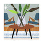 Vibrant Refraction - Midcentury - Canvas
