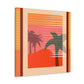 "Dawning Blush - Midcentury" - Canvas