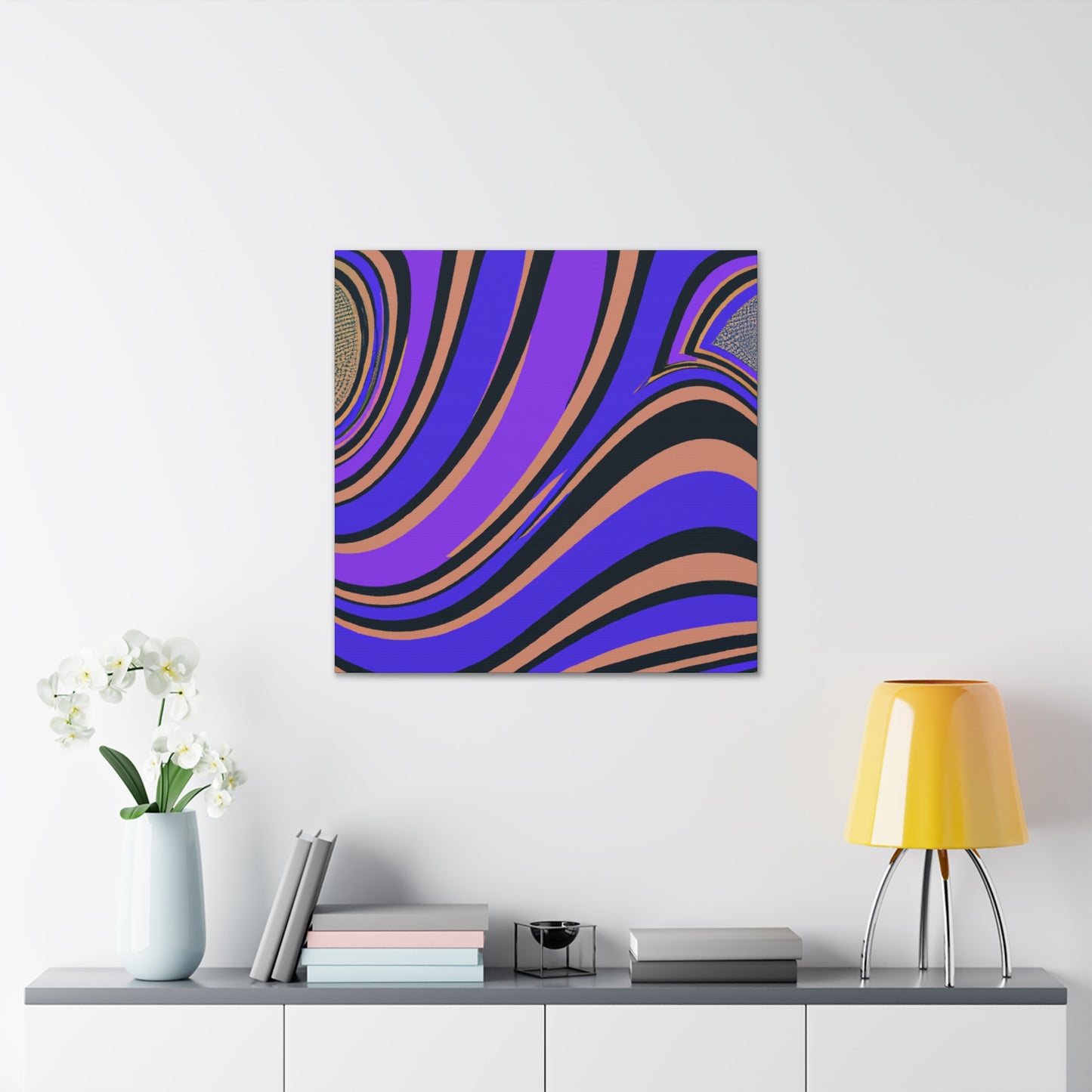 Fluidic Luminescence - Abstract - Canvas