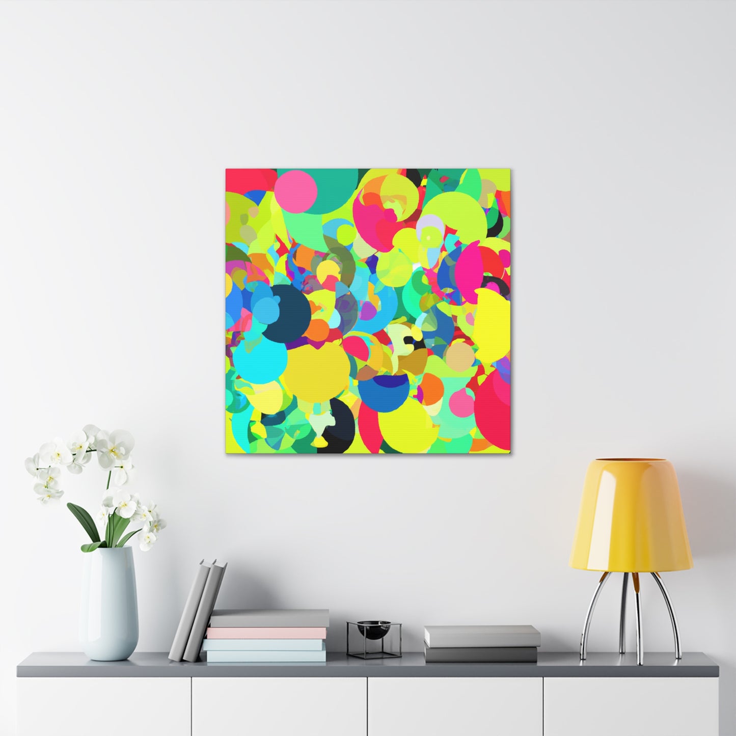 AquaVermilion - Abstract - Canvas