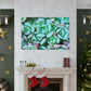 Green Beauties - Canvas - Succulent