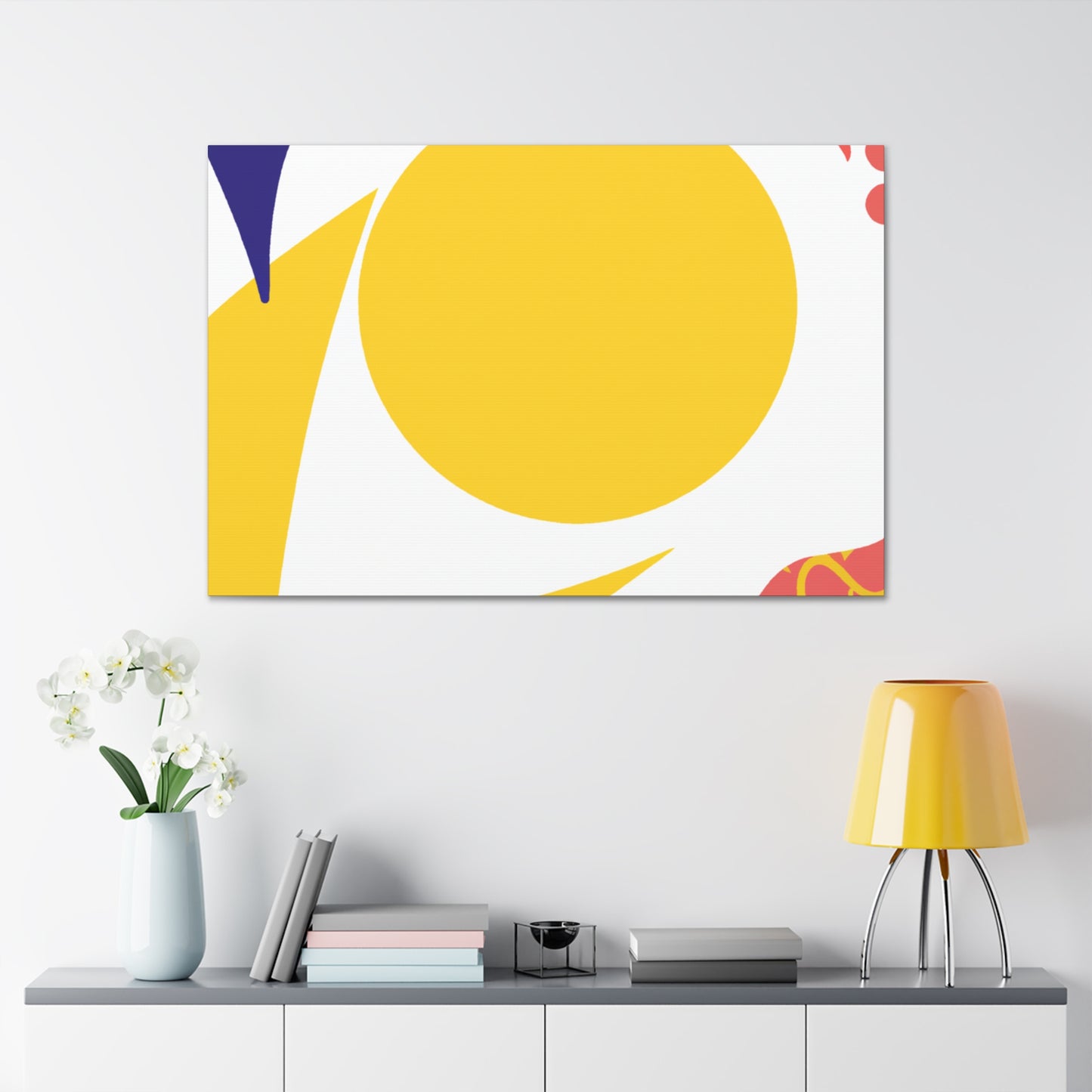 Radiant Grid- Midcentury - Canvas