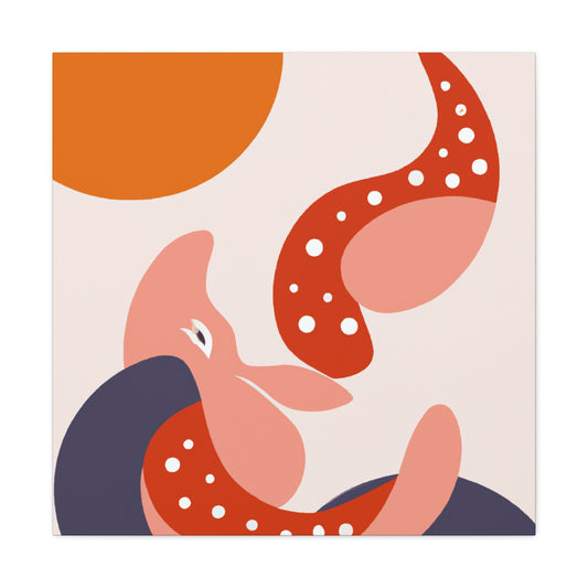 Utopia Garden- Midcentury - Canvas
