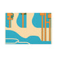 Temple River - Midcentury Canvas