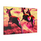 Prancing- Canvas - Wildlife