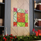 "Wildflower Marathon" - Glass Canvas