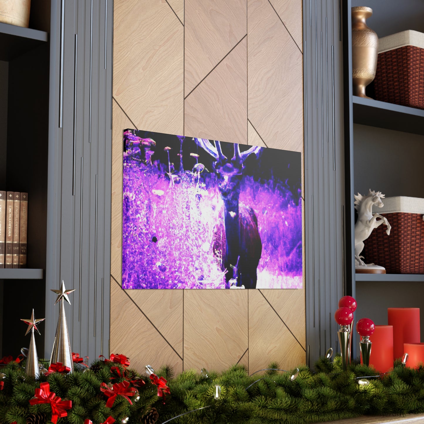 Purple Rudolph- Canvas - Wildlife