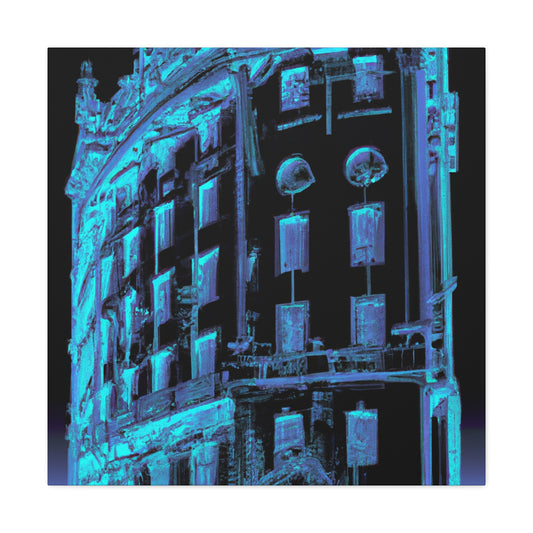 "The Gilded Futurism of the Art Deco Cityscape." - Canvas