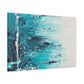 Aqua Frost- Abstract Canvas