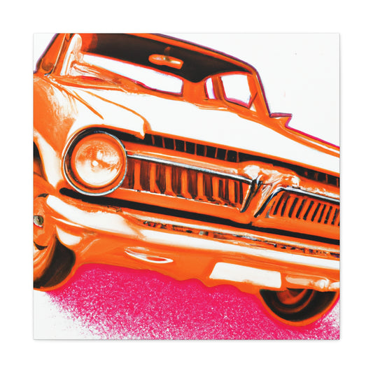 "Classic Car Curtains" - Automobile Canvas