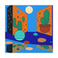 Harmonious Blooms - Midcentury - Canvas