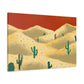 Glamourous Simplicity - Vintage Contemporary - Desert - Canvas