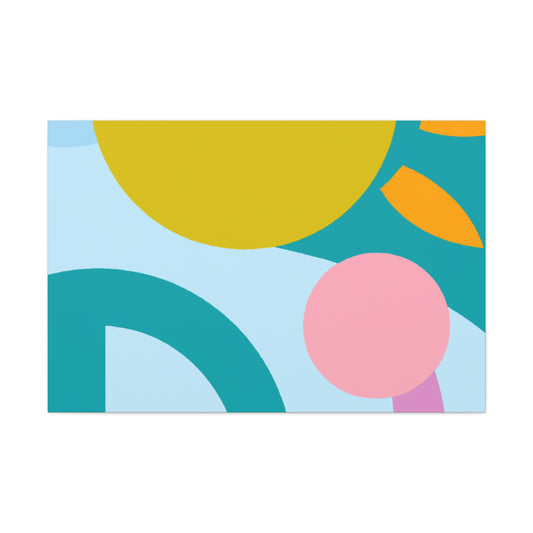 Pigment Paradise- Midcentury - Canvas