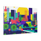Llama Fiesta - South America - Canvas