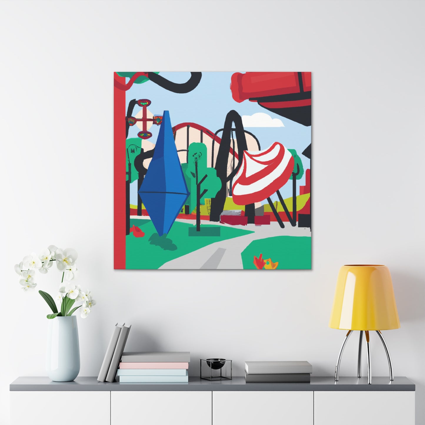 Greenvale - Landscape - Amusement - Canvas