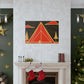 Electric Pyramid - Midcentury Canvas