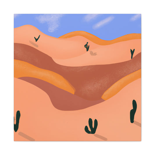 Baroque Beauty - Vintage Contemporary - Desert - Canvas
