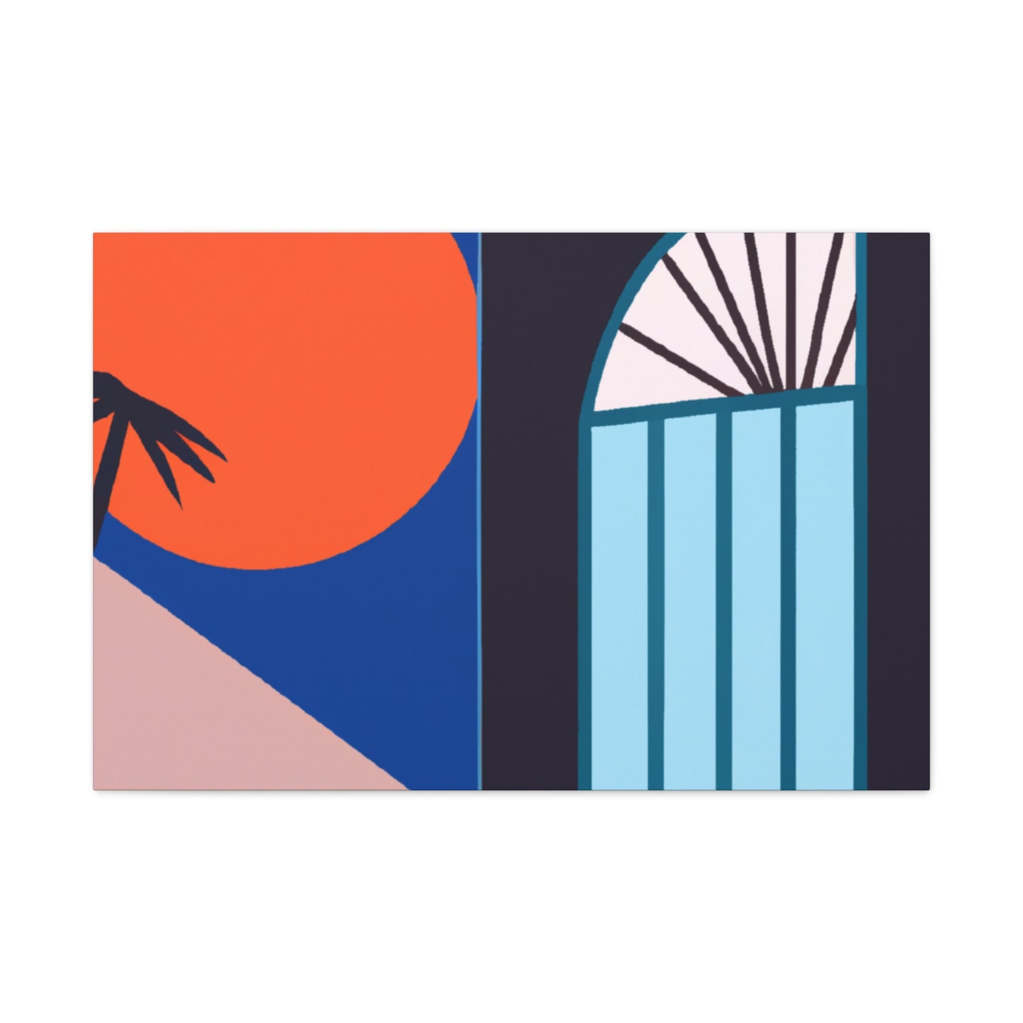 FluffyCloudyBear - Midcentury Canvas