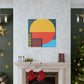 Sun Down- Midcentury Canvas