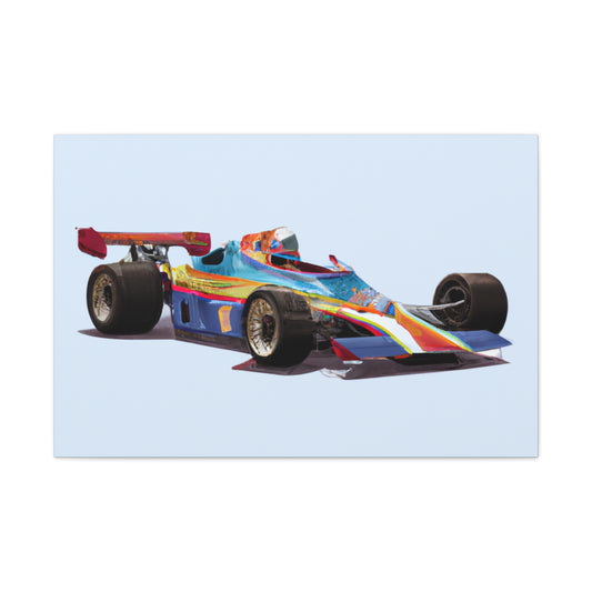 Blue Streak - Automobile - Canvas