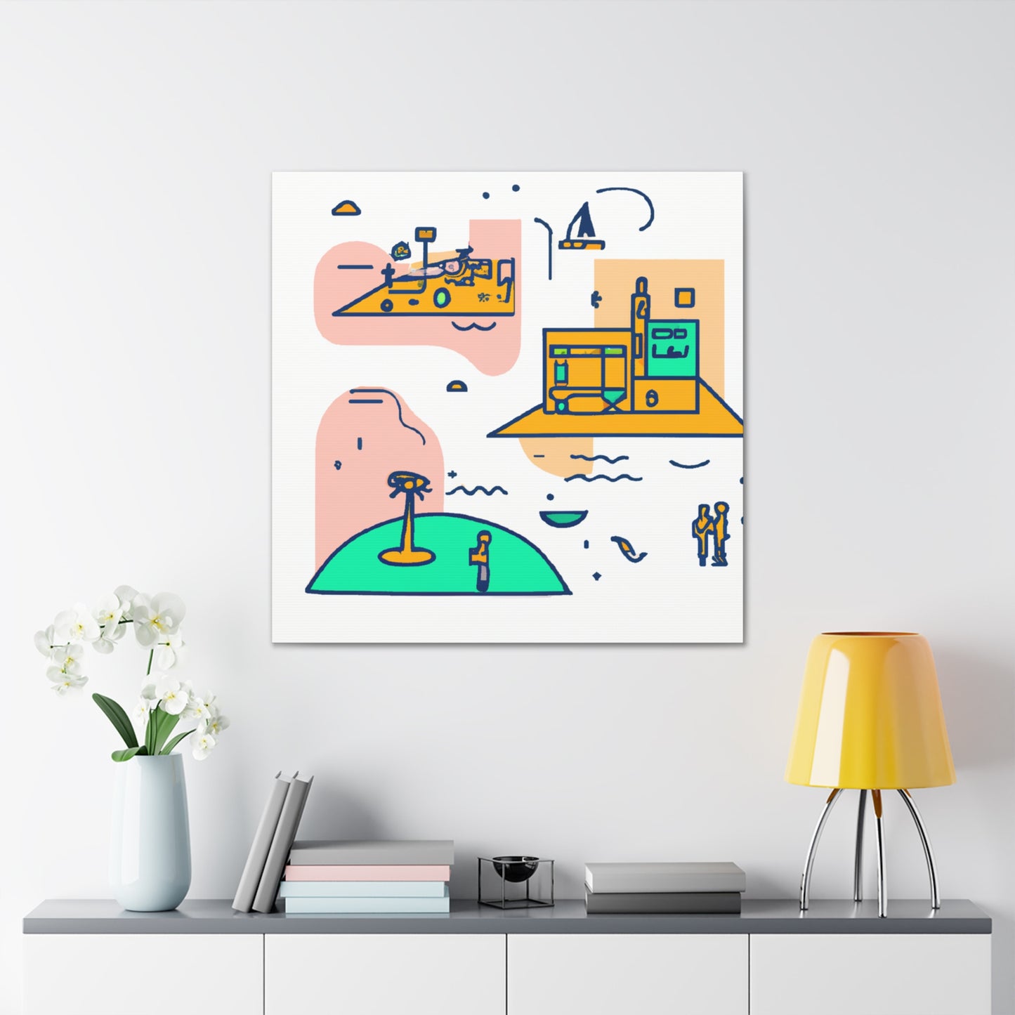 Serene Simplicity - Minimalism - Canvas