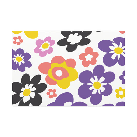 Roseflake - Floral - Canvas