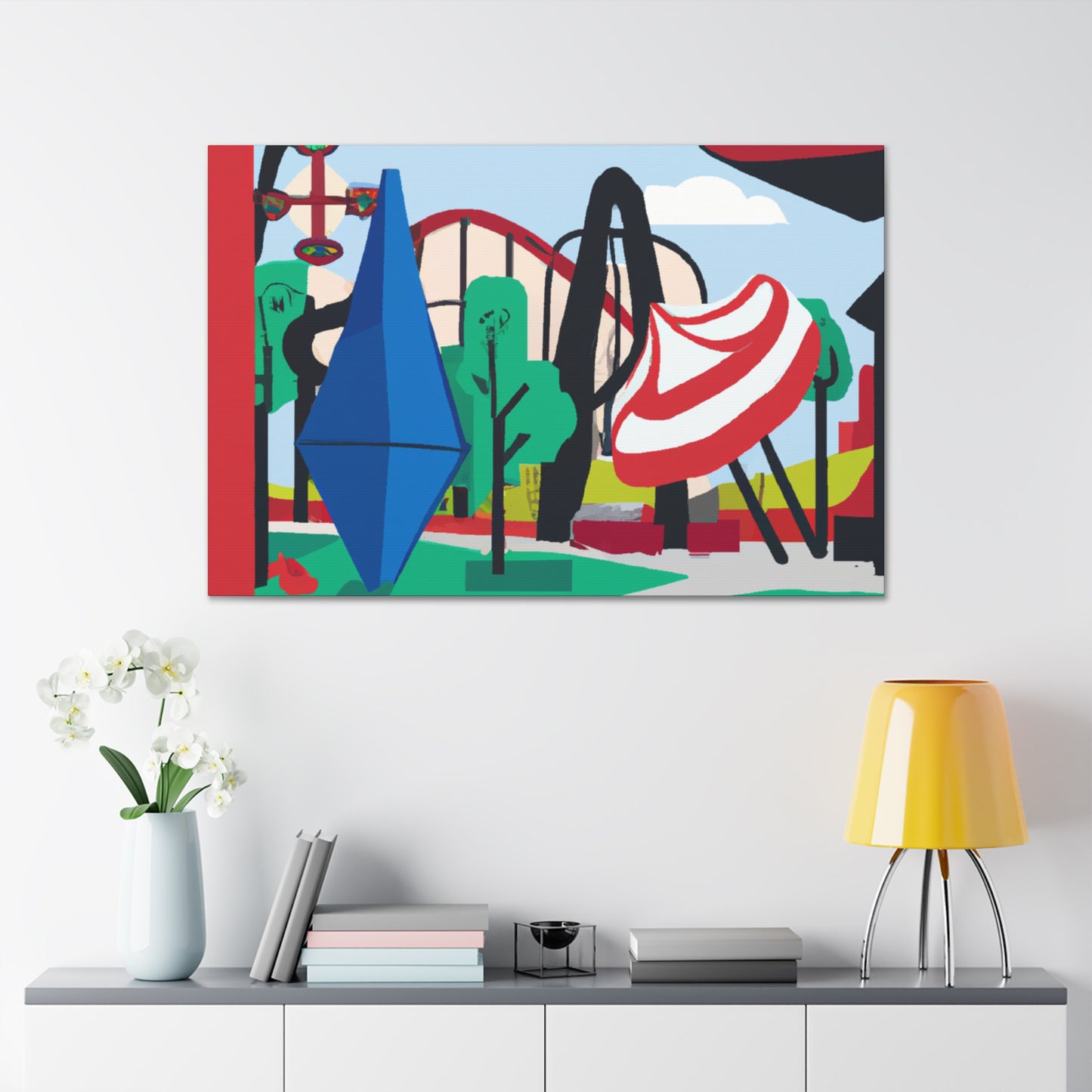 Greenvale - Landscape - Amusement - Canvas