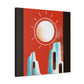 "Elongated Splendor - Midcentury" - Canvas