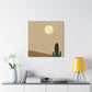 "Scalloped Elegance - Vintage Contemporary" - Desert Canvas