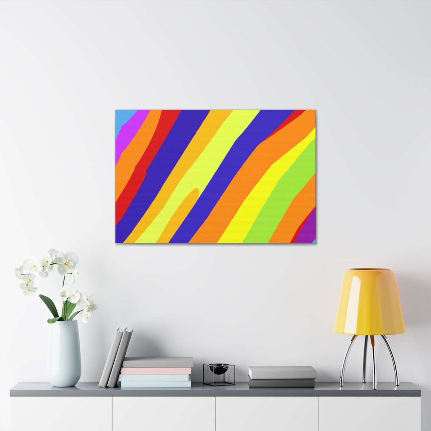 Pixellated Springs - Abstract - Canvas