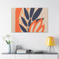 Blooming - Midcentury Floral Canvas