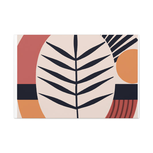 Leafy Slothion - Midcentury Canvas