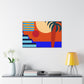 Orange Twitch - Midcentury Canvas