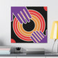 Cascading Charm - Midcentury - Canvas