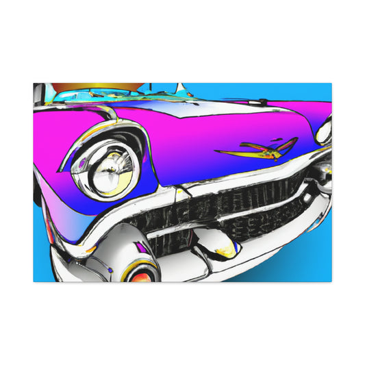 "Classic Car Story" - Automobile Canvas