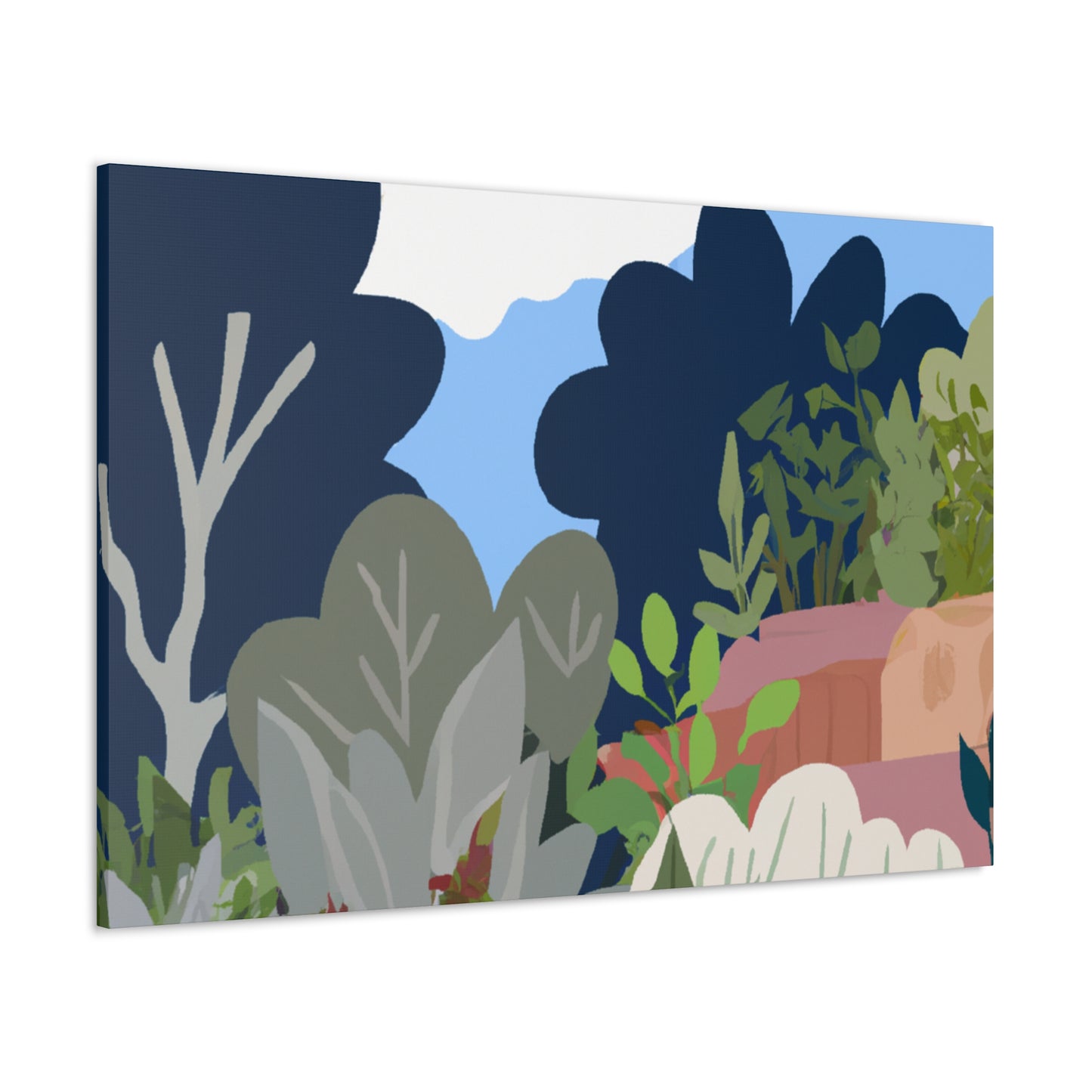 Blooming Hillside- Landscape - Canvas
