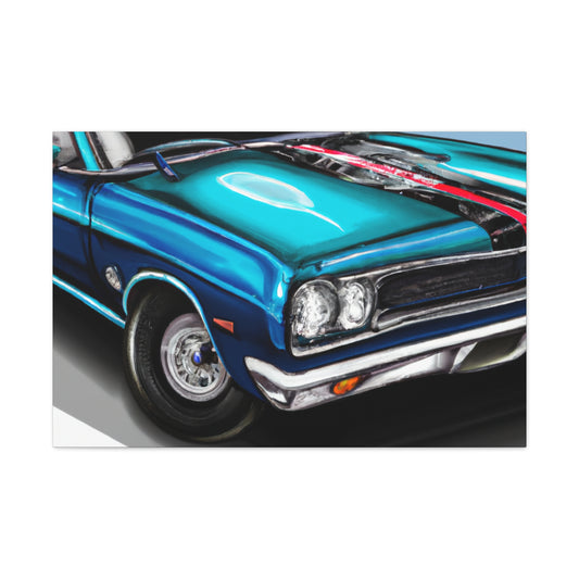 Vintage Vixen - Automobile - Canvas