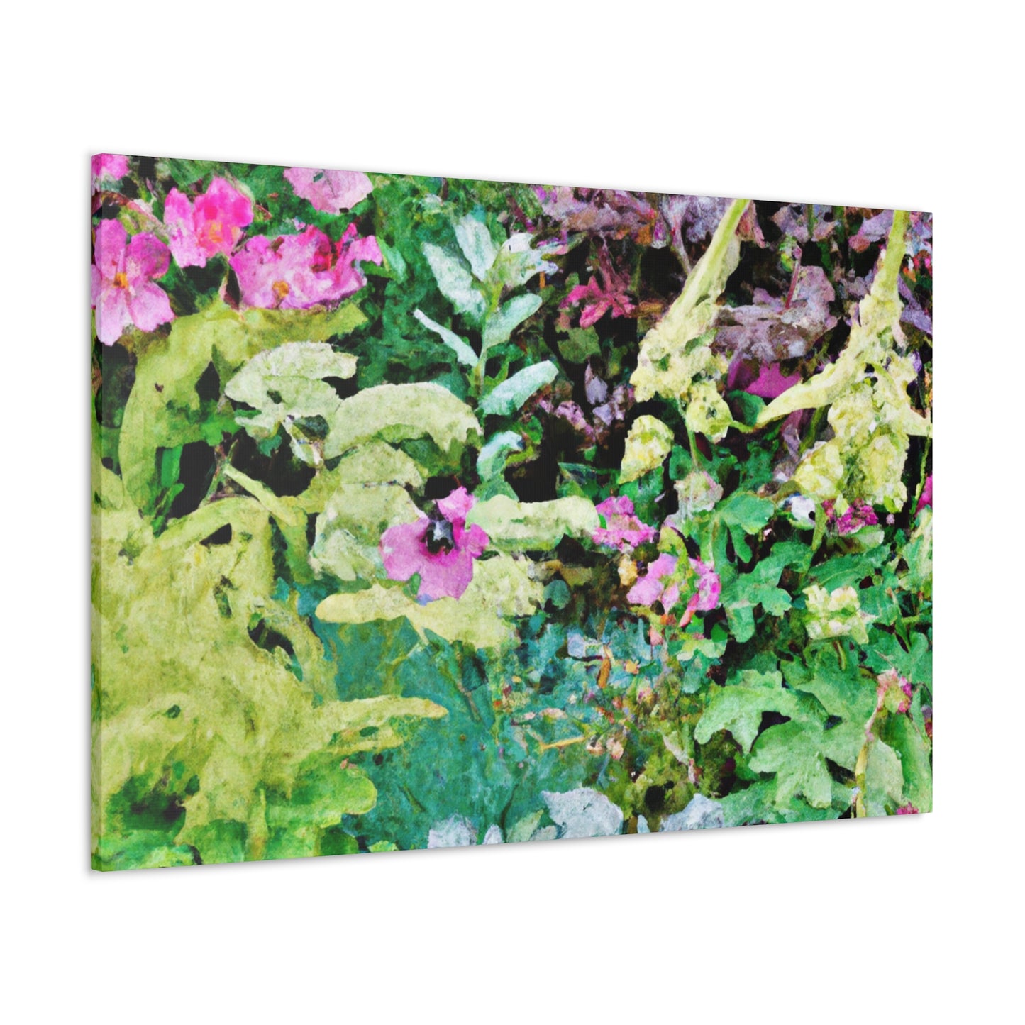 Blooming Garden Splendor. - Floral Canvas