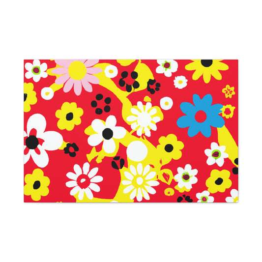 Rosebloom Floral - Floral Canvas