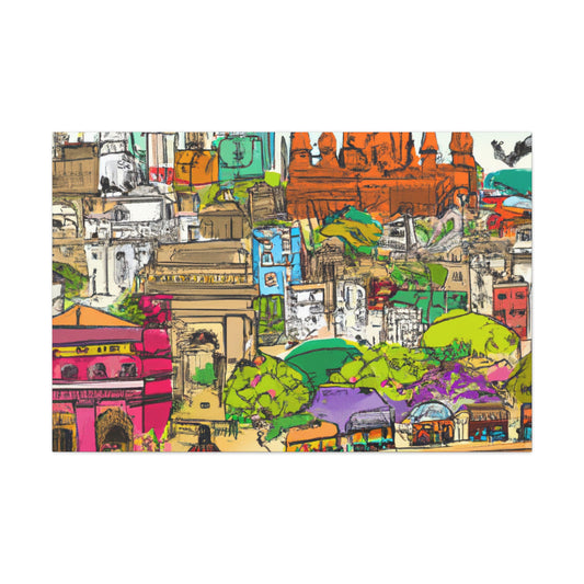 Hindustan - Destination India - Canvas