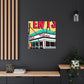 Rockin' 50's Rollerskating Rink - Pop Art Canvas
