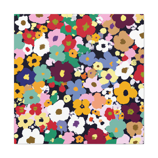Petal Symphony - Floral Canvas