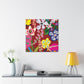 Raspberry Rose - Floral - Canvas
