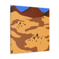 Scorching Sands - Landscape - Canvas