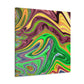 Aqua Lustre - Abstract - Canvas