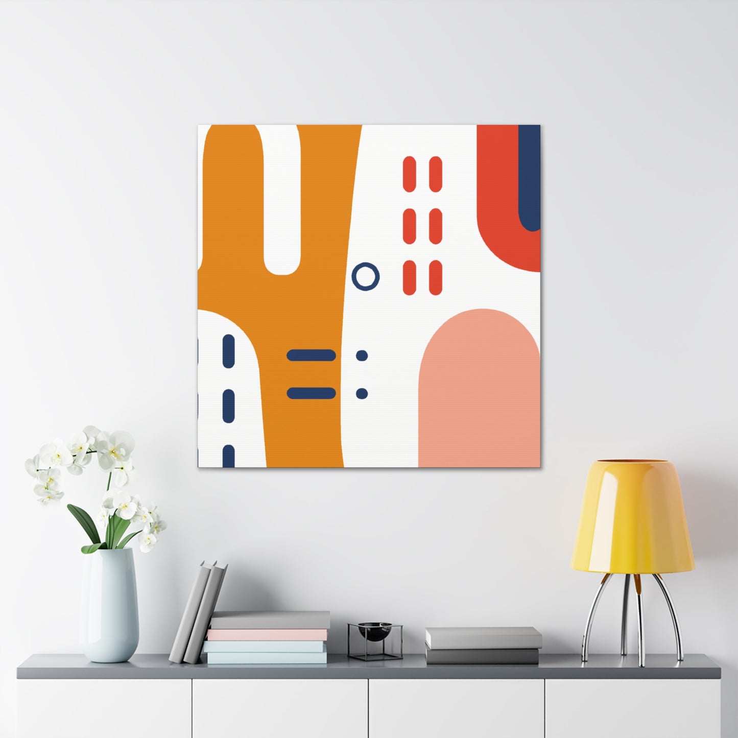 Riverside Escape - Midcentury - Canvas