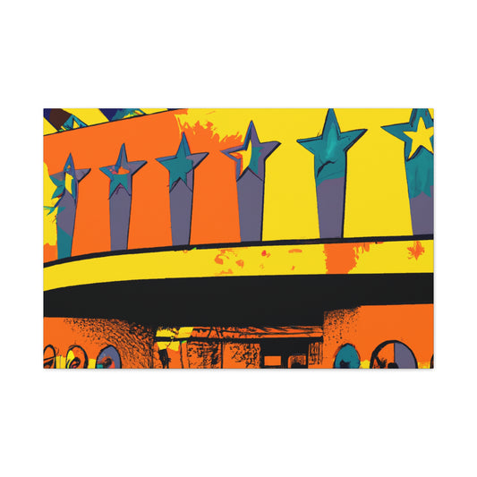 Whirlin' Wheels Diner and Drive-In - Canvas