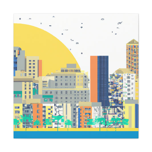 Llama's Paradise - South America - Canvas