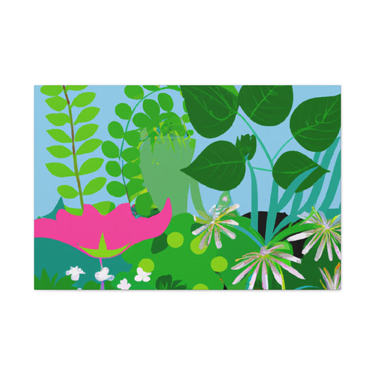 Gardenia Oasis - Landscape - Canvas