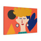 "Flower Power - Midcentury" - Canvas